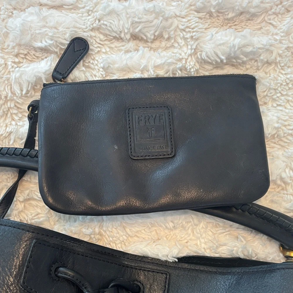 Frye Black Leather Hobo Bag - Picture 4 of 10